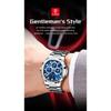 POEDAGAR Business Man Wristwatch Date Chronograph Waterproof Luminous Luxury Watch Stainless Steel Quartz Watches Male