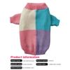 Warm Pullover Color Matching Home Wear New Puppy Clothes  Small Medium Dogs