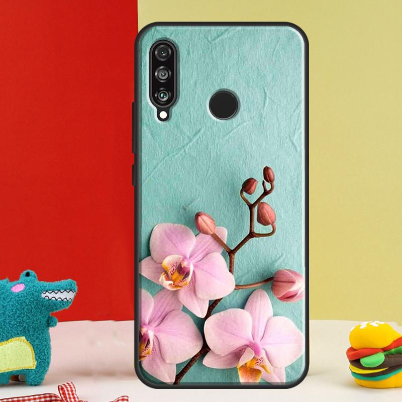 Orchid Flowers Colorful For Huawei Nova Y91 Y90 Y60 Y70 Y72 Y61 9 10 SE 12i 12s 11i 5T P60 Pro P20 P30 P40 Lite Case