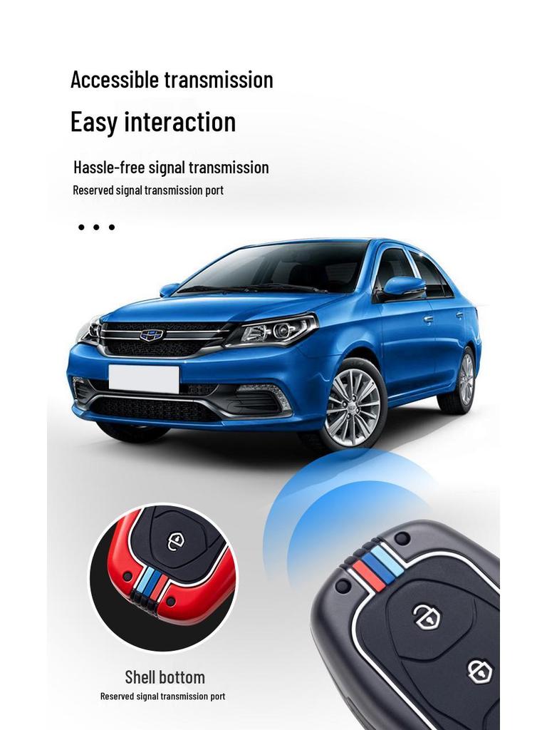 Premium Key Cover for Geely Boyue PRO/Xingyue 21, Vision X6 - Full Protection Shell and Buckle