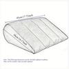 Inflatable PVC Triangle Cushion Plush Leg Pillow for Home and Outdoor Use