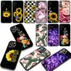 Phone Cover for Xiaomi Redmi 15C 15 A4 A5 9A 9T 10A 10C 9C NFC Note 11 9 10 Pro 8TCase Sunflower Lotus Flower Peony Rose Casing