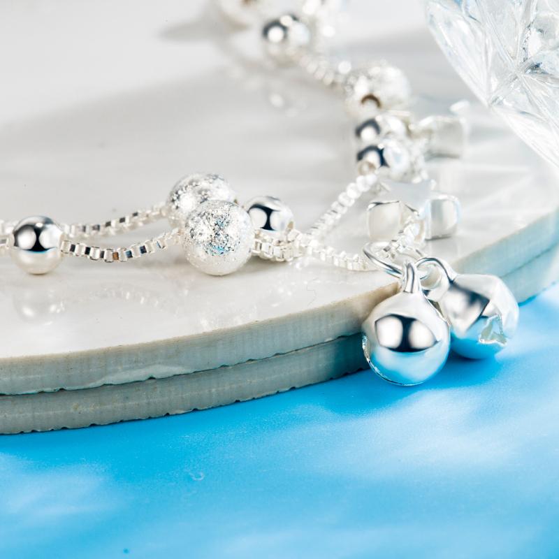 Fashionable Double -layer Star Bell Bracelet Star Versatile Jewelry