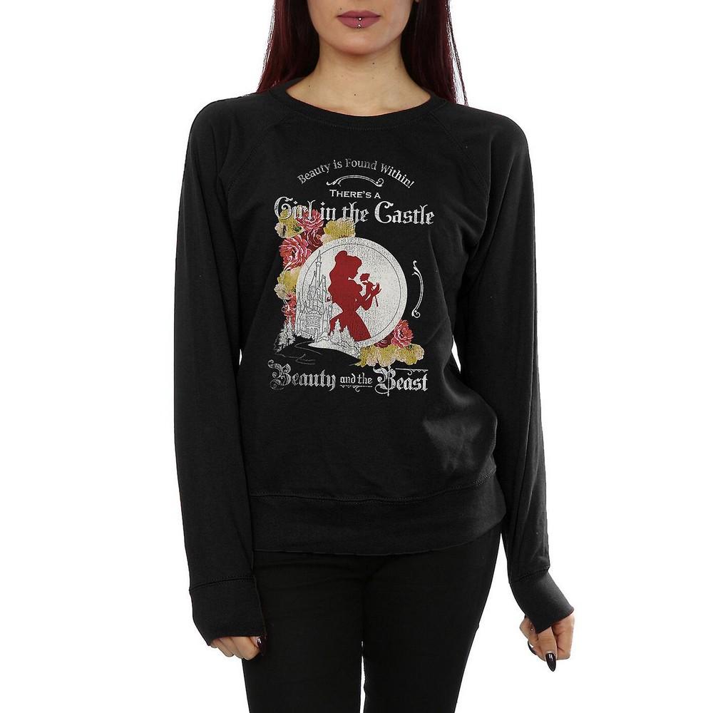 Beauty And The Beast Womens/Ladies Girl In The Castle Sweatshirt