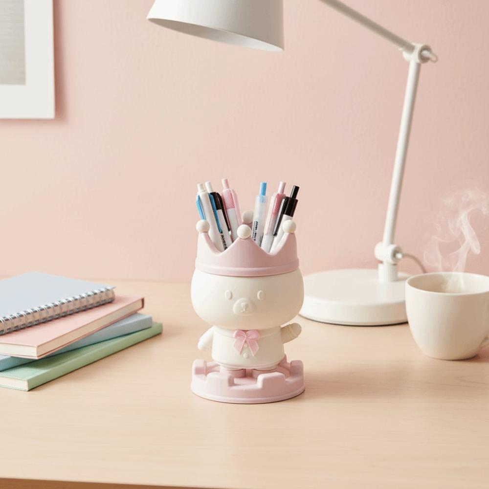 Creative Design Pen Holder Multi-functional Stationery Storage Box  School Use