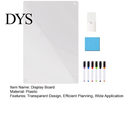 Magnetic Reminder Board Refrigerator Calendar Fridge Transparent Reusable Acrylic Family Planner Erase Household Organizer Whiteboard Multi-functional