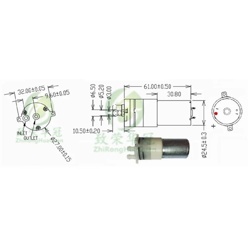 Mini čerpadlo 370 Mini čerpadlo Elektrické mini samonasávací čerpadlo DC3.7V 6V 12V 24V čerpadlo pro domácí spotřebiče