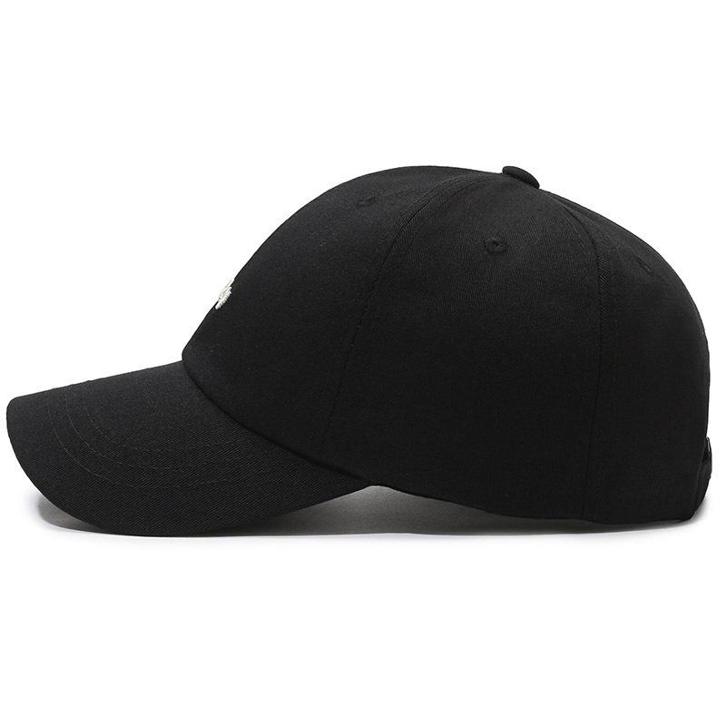 Peaked Cap Lady Lucky Simple Letters Japanese Baseball Cap Casual Versatile Show Small Face