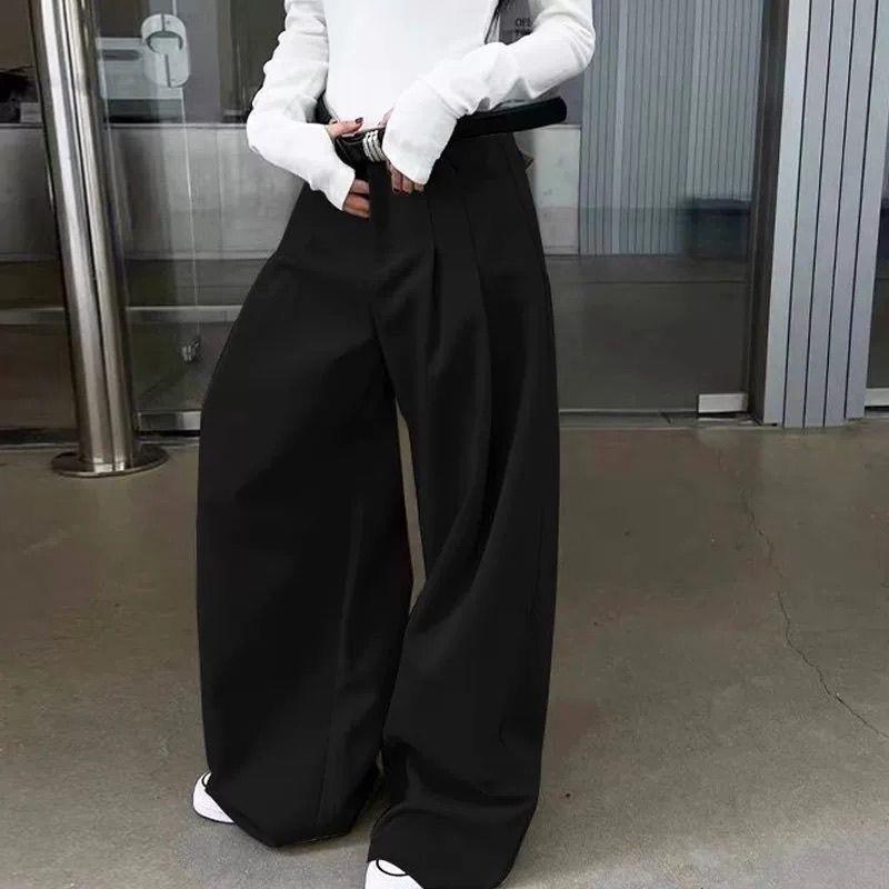 2026 Winter High-Waist Wide-Leg Casual Trousers for Tall Women