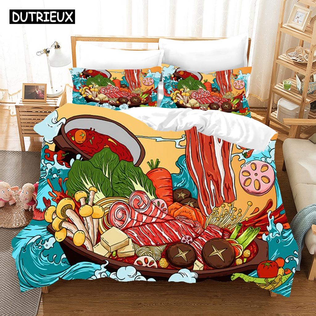 Comforter 3D Printing Chinese Style Bedding Set Cartoon Customization.Cartoon.Cool.Ineffable.Ins.