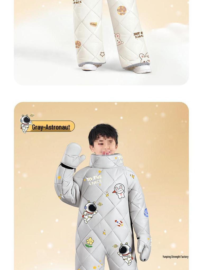 Thickened Winter Windshield & Rear Seat Cover for Children's Electric Cars - Parent-Child Cold-Proof, Windproof Protection