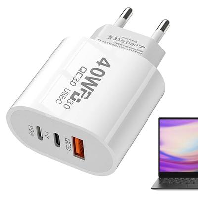 40W  USB C Charger Quick Charge EU US Plug PD USB-C Type C Fast USB QC 3.0 Charger for iPhone 14 Xiaomi Samsung Macbook