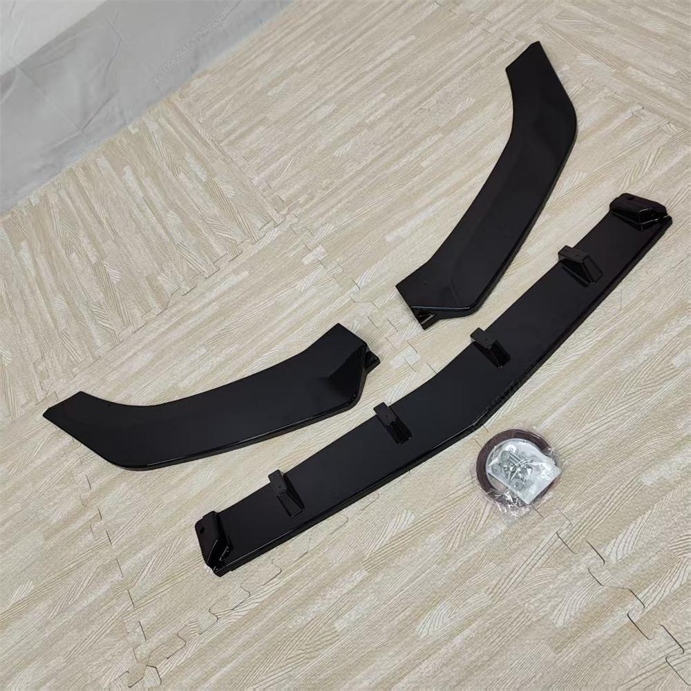 Maxton Style Front Bumper Lip Spoiler Splitter For Mercedes W212 E Class E43 C500 E400 E350 E300 AMG Line 2013-2015 LCI Tuning