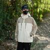 Mens Lightweight Hooded Windproof Outdoor Jacket Thin Raincoat Casual Hiking Coat Fall