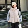 Winter Down Vest Hooded Casual Jacket Women