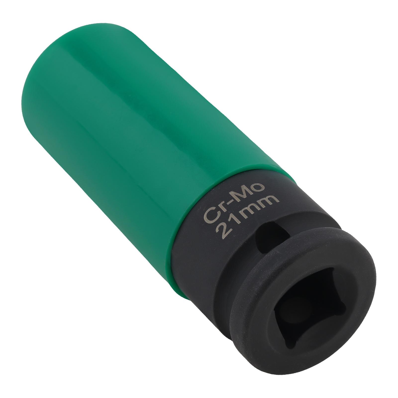 

17 мм 1/2 дюйма Привод Хромомолибденовая сталь Защита от кражи Торцевая головка для колесных гаек Умная крышка зелёный