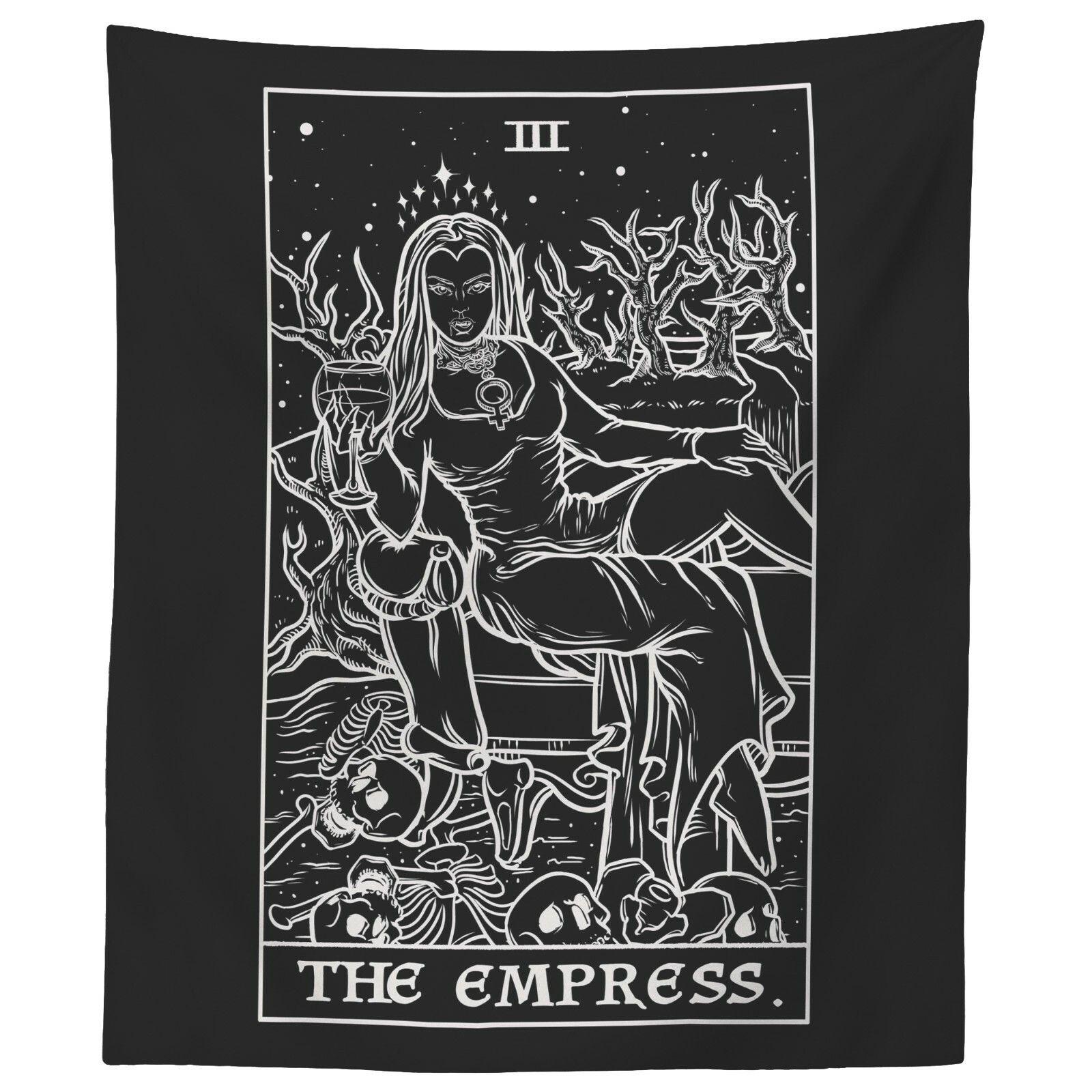 Tapestry tarot card Empress Gothic 75x100