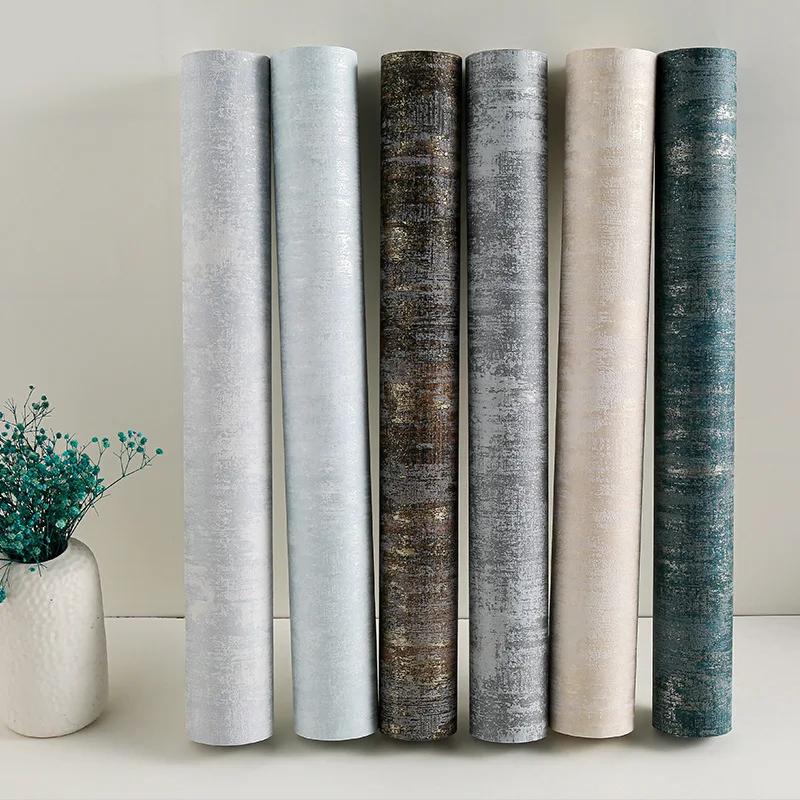 Dark Brown Coffee Color 3D Diatom Mud Cement Relief Plain Color Wallpaper Bedroom Living Room Home Decoration Wall paper