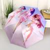 KPop Demon X Automatic Opening and Closing Folding Umbrella with 8-rib Frame and Compact Travel Design, Perfect for All Occasions | Stylish