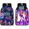 Kpop Demon Hunters Backpack Boys Girls Zoey Mira Rumi Bookbag Knapsack Schoolbag Rucksack Travel Backpacks Birthday Gifts