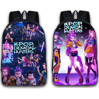 Kpop Demon Hunters Backpack Boys Girls Zoey Mira Rumi Bookbag Knapsack Schoolbag Rucksack Travel Backpacks Birthday Gifts