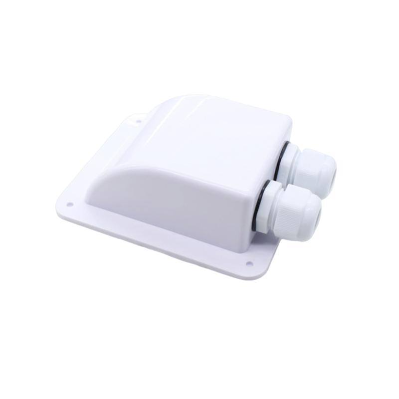 1/2Pcs Solar Panel Single/Double Hole Wire Cable Entry Gland Box ABS Waterproof Sealing Junction Boxes RV Caravan Accessories
