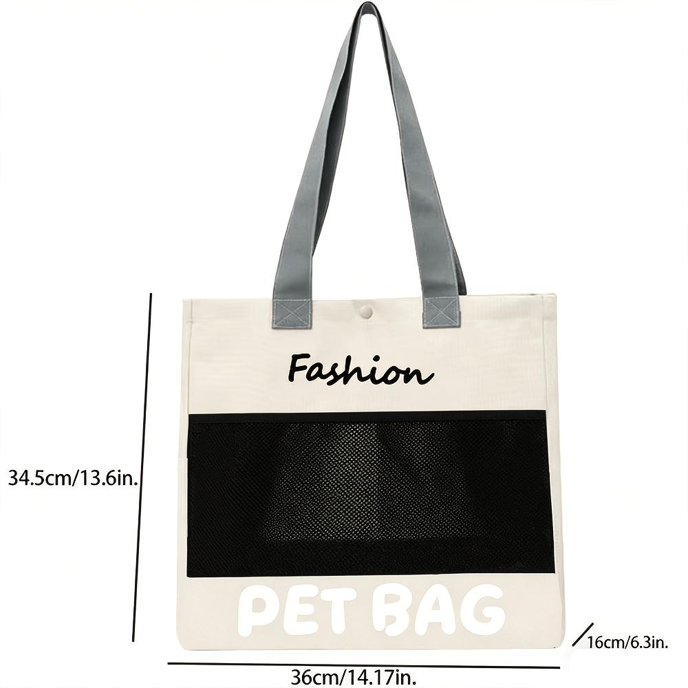 Soft Pet Carrier Tote Bag Portable Shoulder Handbag For Small Cats Puppies Outdoor Travel Shopping Daily Walking Transport Use