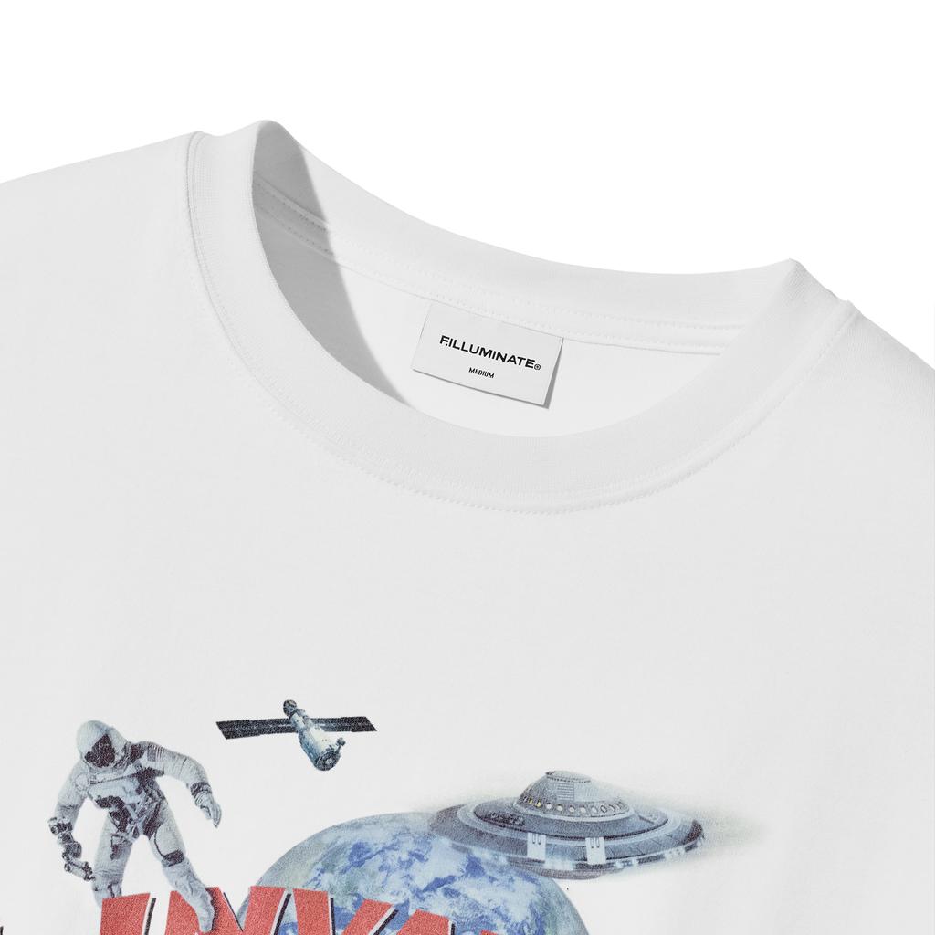 FILLUMINATE Space Graphic T-Shirt - White