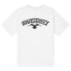 KAN6312 Ktw0171 Lettering Eagle Short Sleeve T-Shirt - White