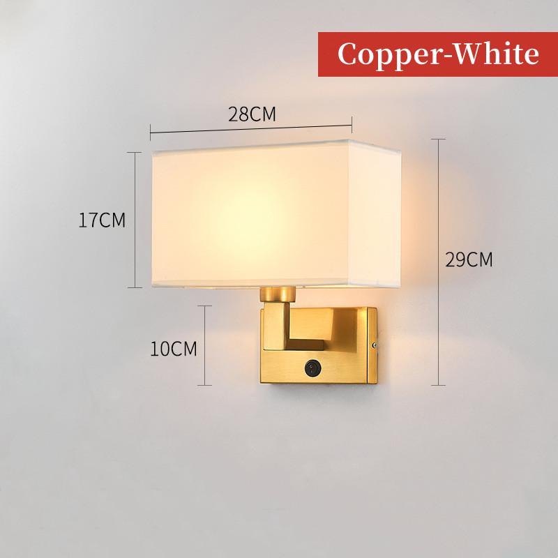 Modern LED Wall Lamp with 360° Rotation Spotlight Nordic Bedroom Wall Light for Reading Bedside Living Room Decoration 12W