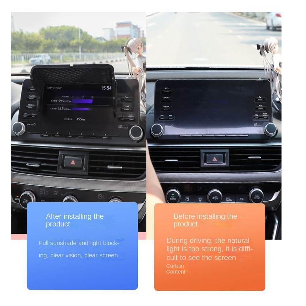 Shade Car GPS Navigation Sun Shade Anti- Reflection Anti-Glare Visor Car Glare Shield  Window Shade