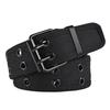 Hot sale  Men's Double Row Needle Buckle Woven Belt Women's Leisure Sports Outdoor Work