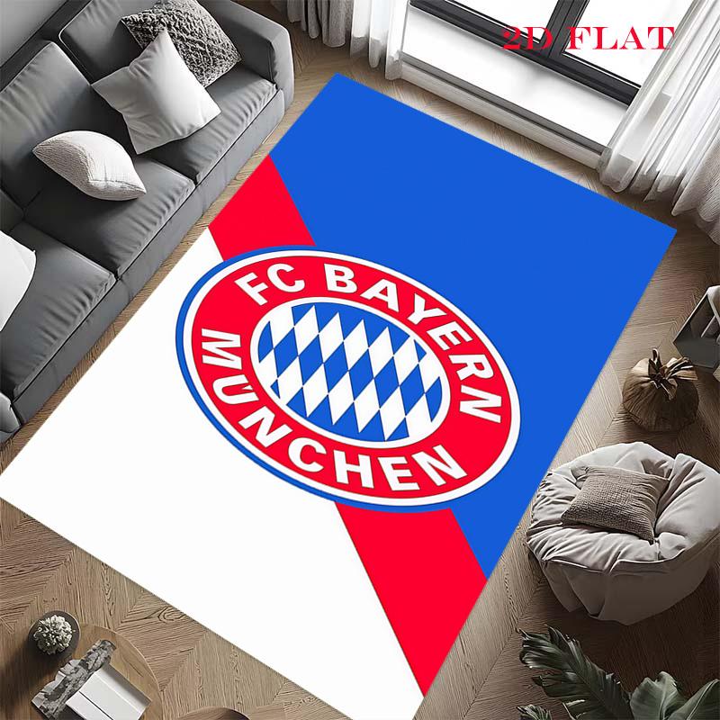 FCB logo Carpet Rug for Living Room Bedroom Home Sofa Decoration,Kids play Nonslip Floor Mat