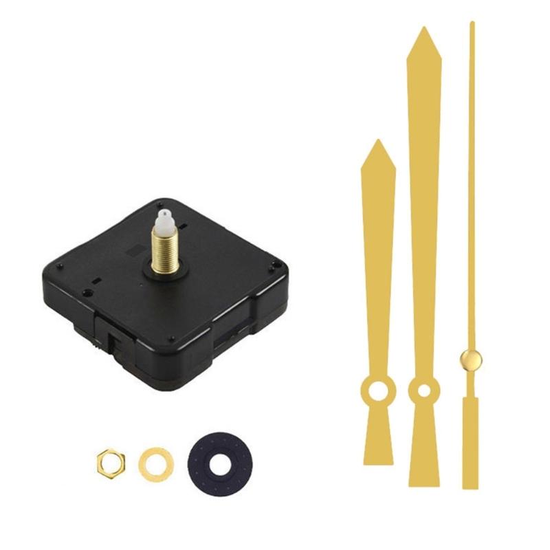 Reliable Quartzs Clock Mechanism Movement Replacement Set Includes Hands And Hardware Part For Easily Home Decoration
