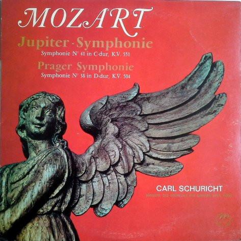 

LP Record WOLFGANG AMADEUS MOZART - CARL SCHU - Jupiter Symphonie / Prager Symphoni M2326 Concert Hall 1963 Germany Classical Used