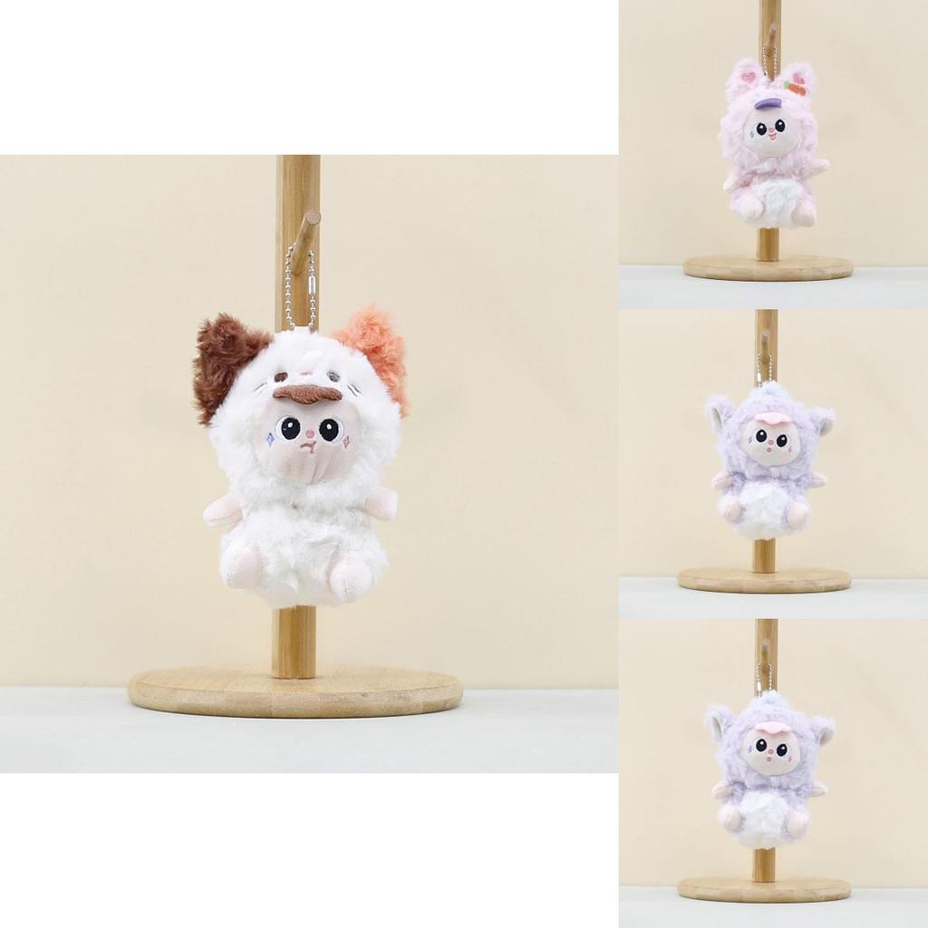 Fun And Cuddly Animal Plush Doll Keychain In Various Cute Colors For Kids