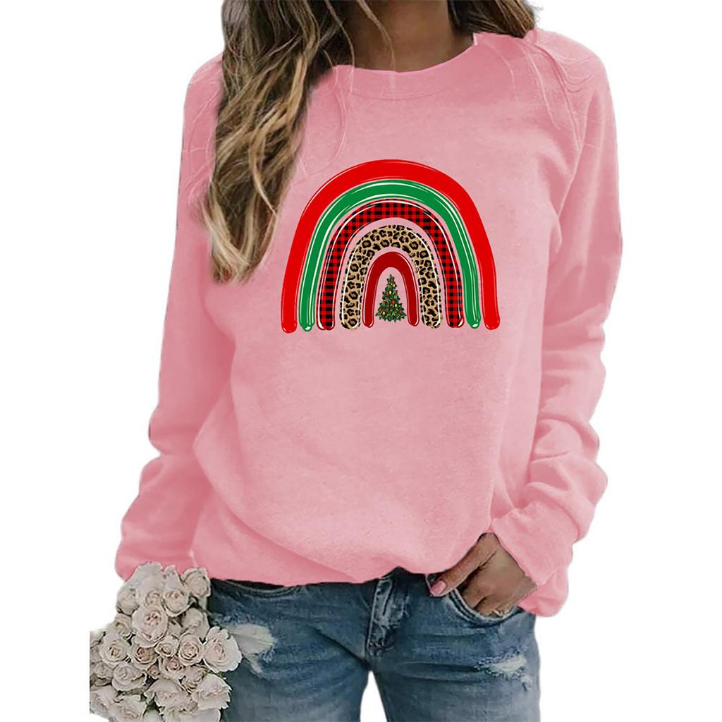 Blusa De Mujer De Manga Larga Estampada Aflojar Blusa De Mujer De Manga Larga Estampada Aflojar