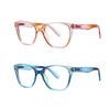 TUREZING Reading Glasses For Women Men Blue Light Blocking Fashion Square HD Presbyopia Glasses