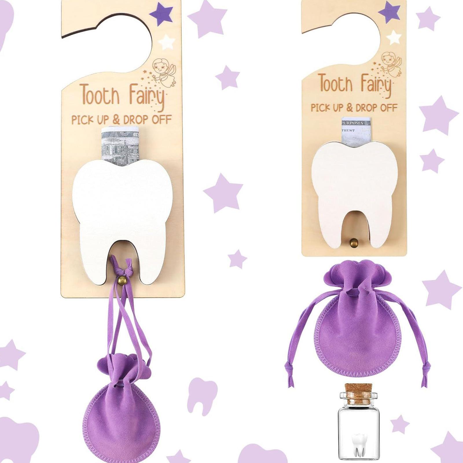 

Бутылочка-сувенир, Подарок, поощряющий воспоминания о зубах, Помогает детским зубам One Size фиолетовый