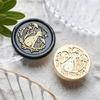 Butterfly Wax Seal Stamp Brass Head Animal Series Sealing Waxed Stamp for Photo Invitation Card Scrapbooking Decoration