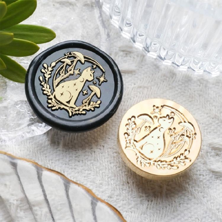Butterfly Wax Seal Stamp Brass Head Animal Series Sealing Waxed Stamp for Photo Invitation Card Scrapbooking Decoration