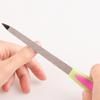 Double Sided Nail Art Buffers Stainless Steel Nail File Manicure Tools Manicure Files for Salon and Homes Easy to Use