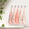 High-Density 30x30cm Double-Layer Printed Cotton Gauze Handkerchief, Washcloth, Nursing Cloth, Drool Cloth, Combed Cotton Towel.