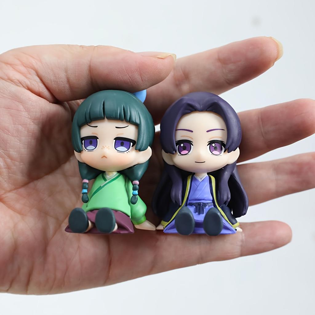 Creative Anime Figure Scene Ornaments Cartoon Action Figure Collectible Statue Model Doll Ideal Gifts Decoration Accessories