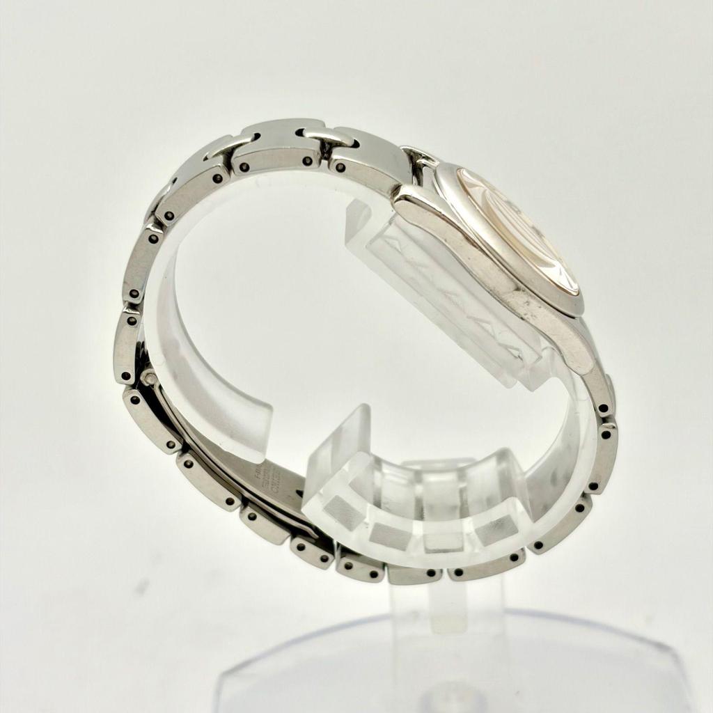 Used [New Battery] SEIKO Lukia Ladies Watch Silver 4N21-0980 601480 Genuine Belt
