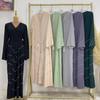 Loriya LR540 Beaded Dress - Spring/Summer Party Solid Color Robe