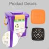 Kitchen Compost Bucket Waste Container Multifunction Thickened Handle Durability Easy to Move