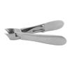 Large Slanted Nail Clipper Stainless Steel Large Opening Cuticle Nipper Bevel Fingernail Trimmer for Thick Hard Nails