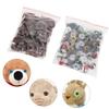 100pcs With Washer Plastic Safety Eyes Mix Color Puppet Toy Eyes Craft Eyes  Animal Dolls