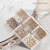 Elegant Nail Art Rhinestones Artificial Pearls Nails Decoration for Clothing Shoes Hats and Nails
